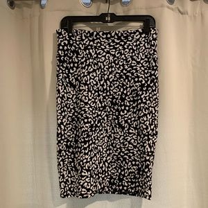 Leopard LuLaRoe skirt, size S